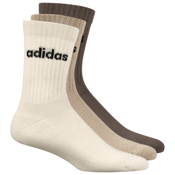 adidas - Cushioned Linear Crew 3-Pack - Multifunktionssocken Gr 40-42 beige adidas - Cushioned Linear Crew 3-Pack - Multifunktionssocken Gr 40-42 beige von Adidas