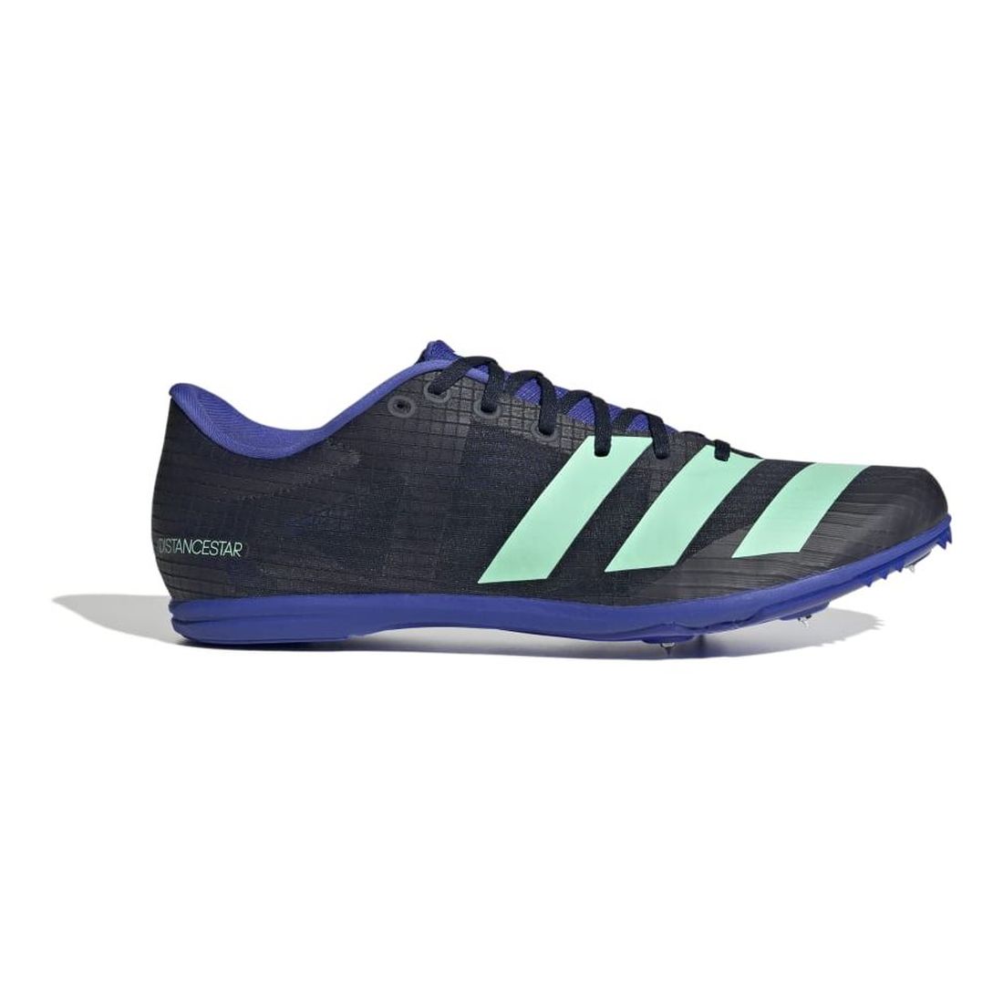 adidas DISTANCESTAR Unisex Laufschuhe blau Gr. 46 von Adidas