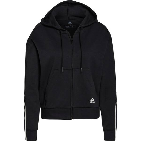 adidas Damen Essentials Loose-Cut 3-Streifen Kapuzenjacke von Adidas