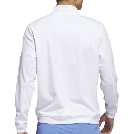 adidas Elevated Quarter-Zip Pullover Stretch Midlayer weiß von Adidas