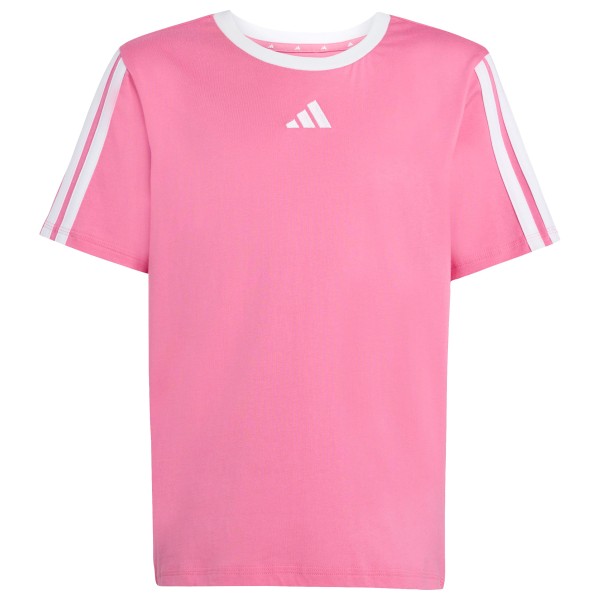 adidas - Girl's 3-Stripes Essentials T-Shirt - T-Shirt Gr 128 rosa von Adidas