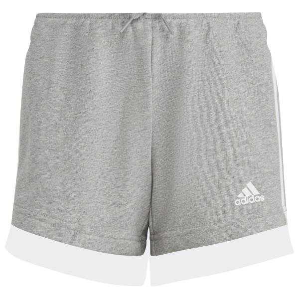 adidas - Girl's Essentials 3-Stripes Shorts - Shorts Gr 164 grau von Adidas