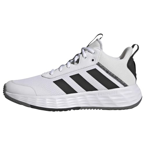 adidas Herren Ownthegame 2.0 Basketball Shoe, Cloud White Core Black Grey, 48 EU von adidas