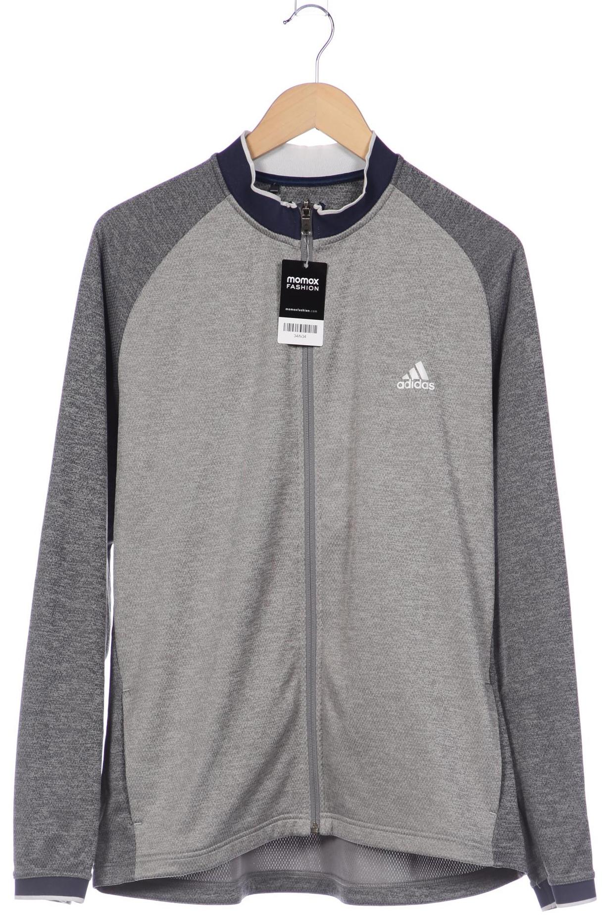 adidas Herren Sweatshirt, grau, Gr. 54 von Adidas