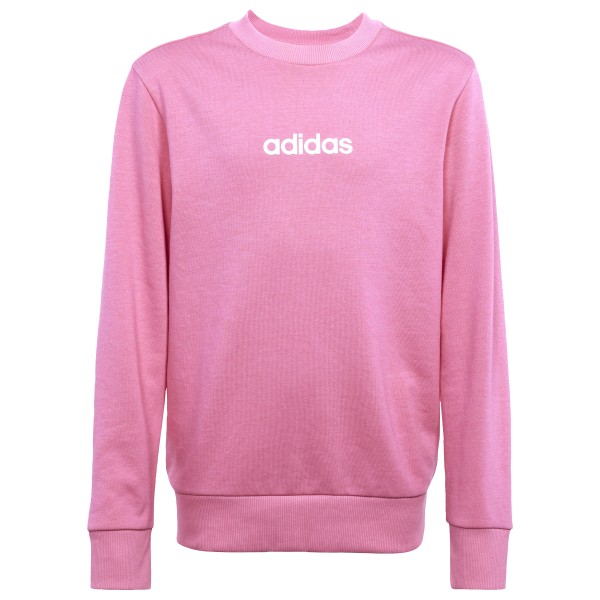 adidas - Kid's Linear FT Crew - Pullover Gr 140 rosa von Adidas