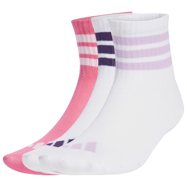 adidas - Kid's Ribbed Socks 3-Pack - Multifunktionssocken Gr 28-30 - KXL weiß von Adidas