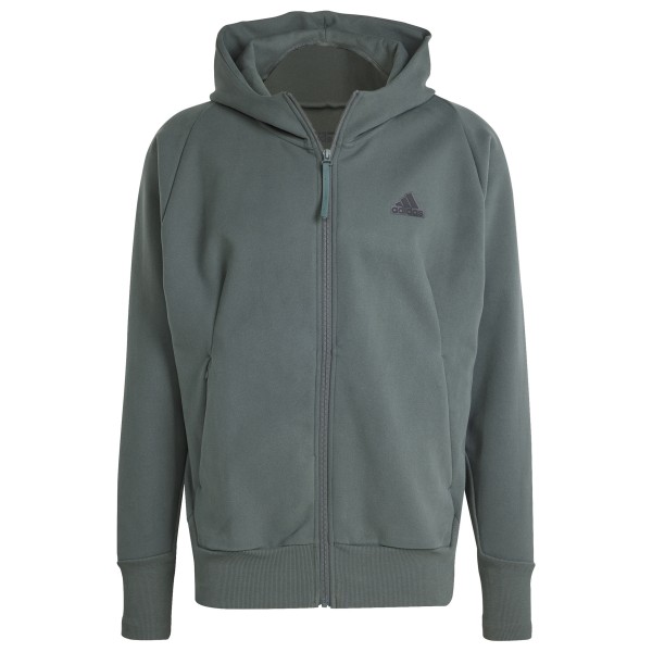 adidas - M Z.N.E. Winterized Full Zip - Hoodie Gr XXL grau von Adidas