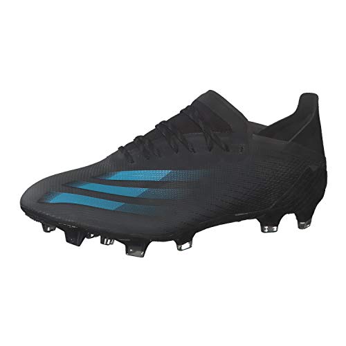 adidas Mens X GHOSTED.1 FG Soccer Shoe, CBLACK/SIGCYA/GRESIX,41 1/3 EU von adidas