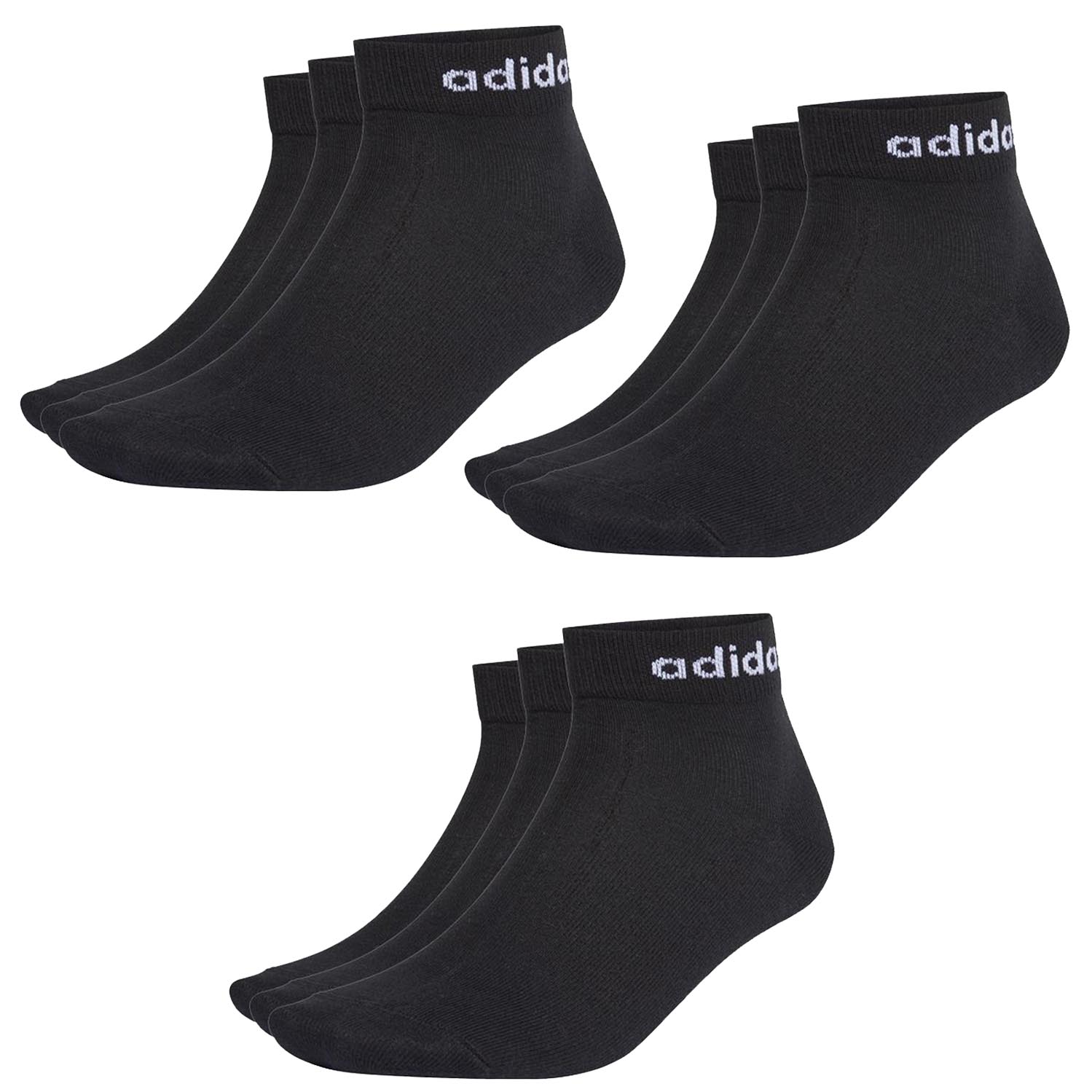 adidas NC Ankle Sneaker / Quarter Socken Unisex Kurzsocke Knöchellang 9 Paar von Adidas