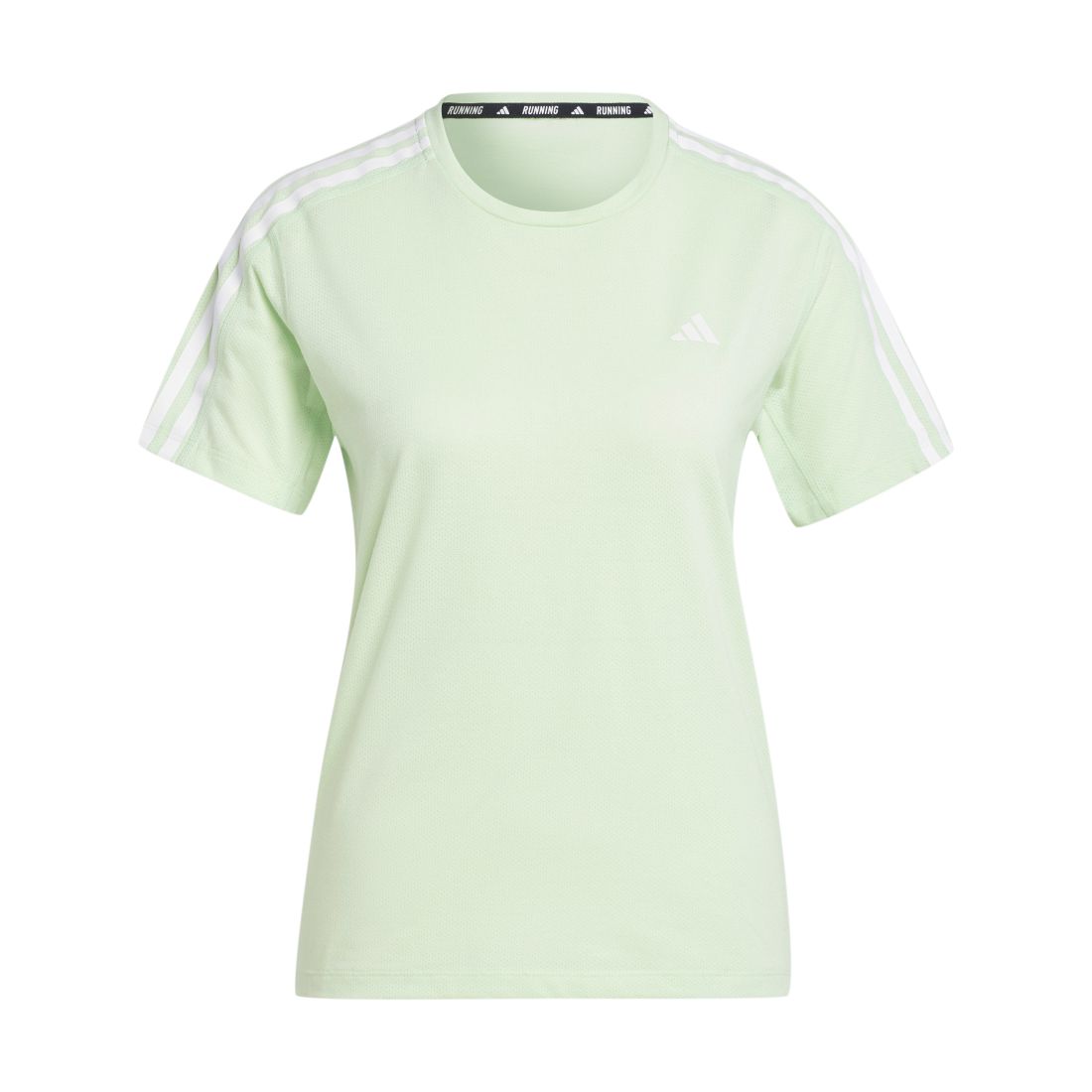 adidas OWN THE RUN 3 STRIPES T-Shirt Damen grün Gr. XS von Adidas