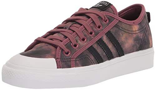 adidas Originals Men's Nizza Sneaker, Quiet Crimson/Black/White, 10.5 von Adidas