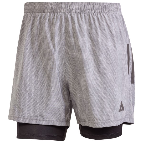 adidas - Own The Run Climacool 2in1 Short - Laufshorts Gr S grau von Adidas