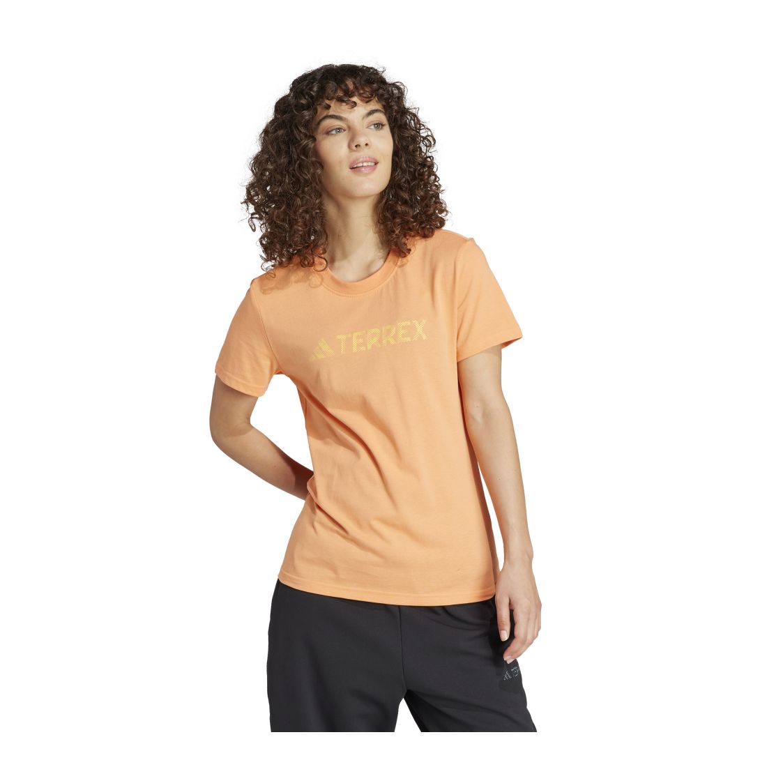 adidas TERREX CLASSIC LOGO T-Shirt Damen orange Gr. L von Adidas