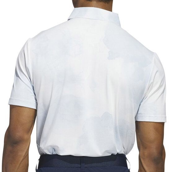 adidas TOUR PRT P LC Halbarm Polo hellblau von Adidas