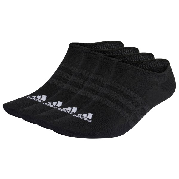 adidas - Thin&Light Sportswear No Show Socks 3-Pack - Multifunktionssocken Gr S schwarz von Adidas