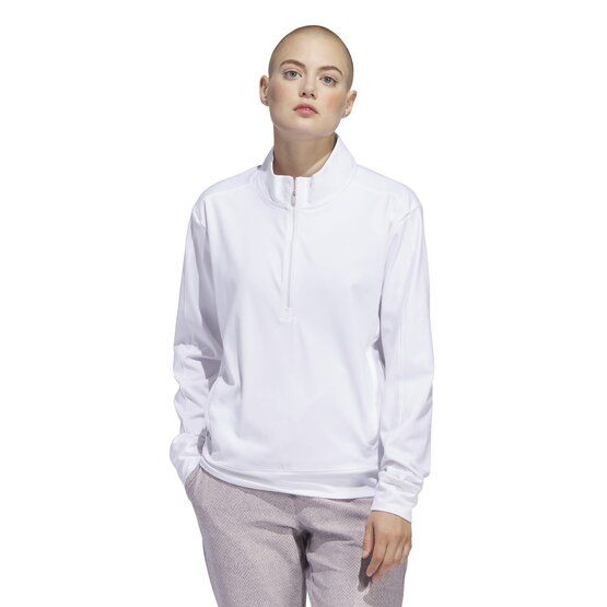 adidas Ultimate365 Half-Zip Stretch Midlayer weiß von Adidas