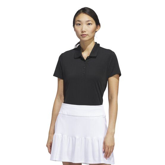 adidas Ultimate365 Solid Halbarm Polo schwarz von Adidas