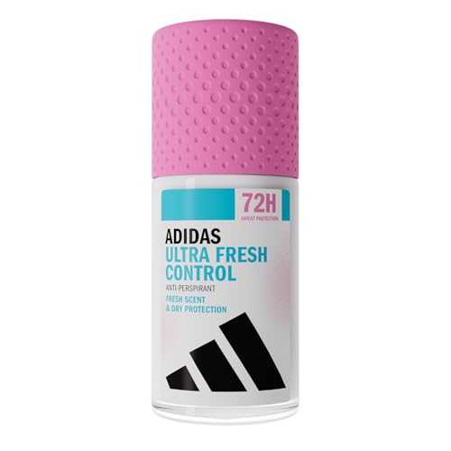 adidas Ultra Fresh Control Anti-Transpirant Deodorant Roll-On für sie, 72 Stunden Schweiß-Schutz, Duft mit zitrischen, minzigen und blumigen Noten, vegane Formel ohne Alkohol, 50ml adidas Ultra Fresh Control Anti-Transpirant Deodorant Roll-On für sie, 72 Stunden Schweiß-Schutz, Duft mit zitrischen, minzigen und blumigen Noten, vegane Formel ohne Alkohol, 50ml von adidas