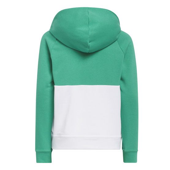 adidas Unisex Colorblock Hoodie Stretch Midlayer grün von Adidas