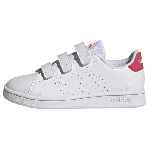 adidas Unisex Kinder Advantage Cf C Shoes Low Non Football , Mehrfarbig Ftwbla Rosrea Negbás, 30 EU von adidas