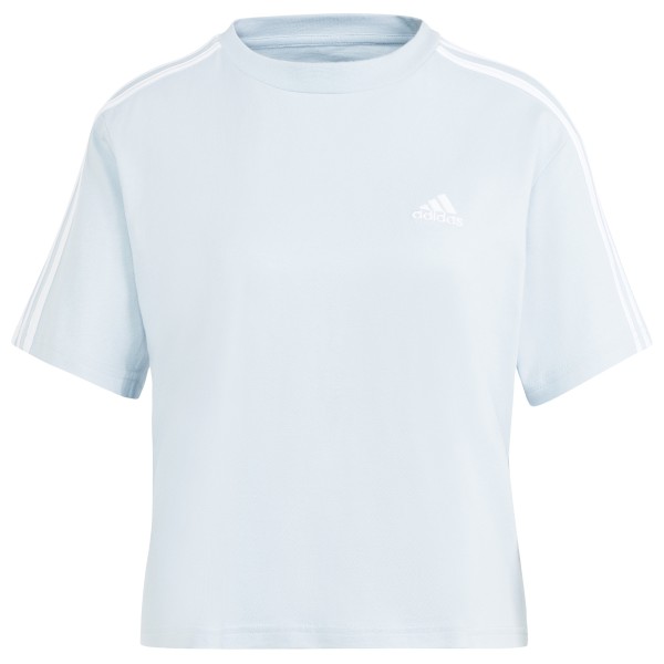 adidas - Women's 3 Stripes Crop Top - Top Gr M weiß von Adidas