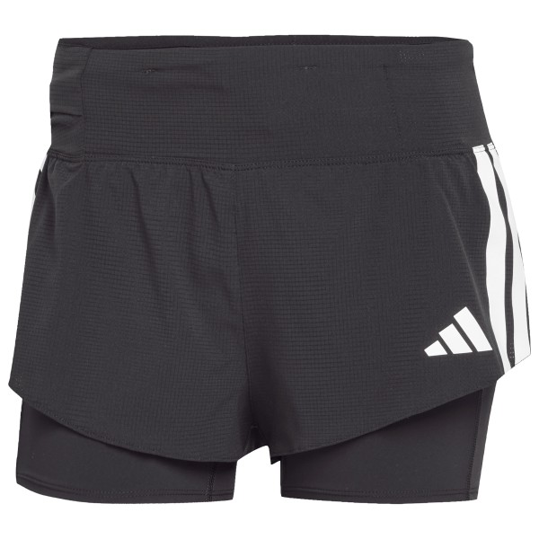 adidas - Women's Adizero 2in1 Shorts - Laufshorts Gr M grau von Adidas