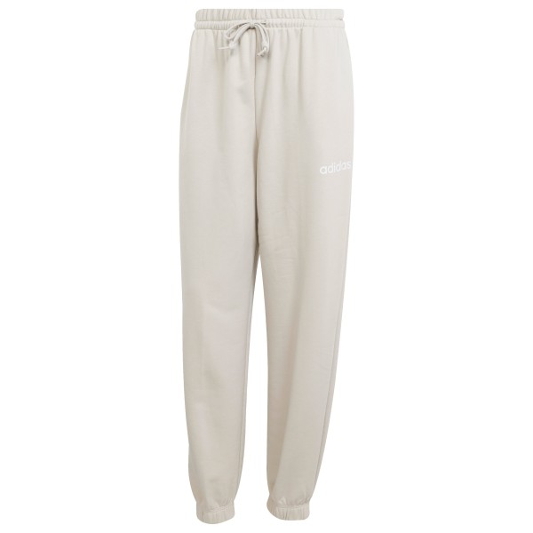 adidas - Women's Essentials Linear French Terry Cuffed Pant - Trainingshose Gr M grau/beige von Adidas