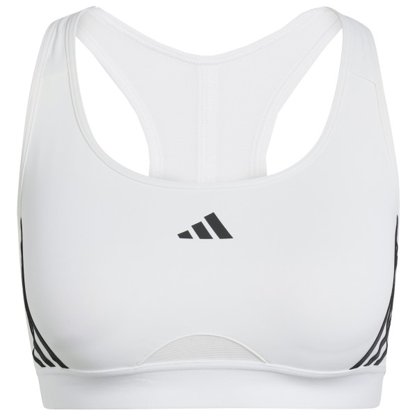 adidas - Women's PWRCT Medium Support 3S Bra - Sport-BH Gr XS - Cup: A/B weiß von Adidas