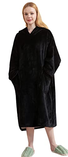 Adigaber Übergroße Hoodie Sweatshirt weiche warme Robe Decke Sweatshirt Riesen-Hoodie mit Kapuze und Taschen Unisex Geeignet Kapuzenpullover von Adigaber