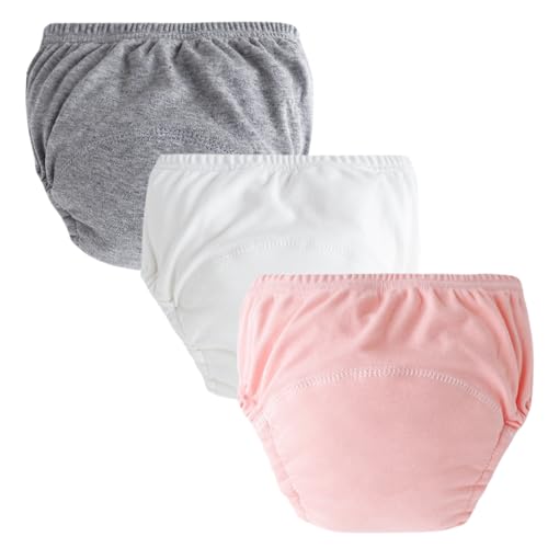 Adigau Baby Kinder Windelüberzug Bequem Baumwolle Unterhosen Komfort Elastische Taille Bloomers Atmungsaktiv Weich Höschen A8 1-2 Jahre von Adigau