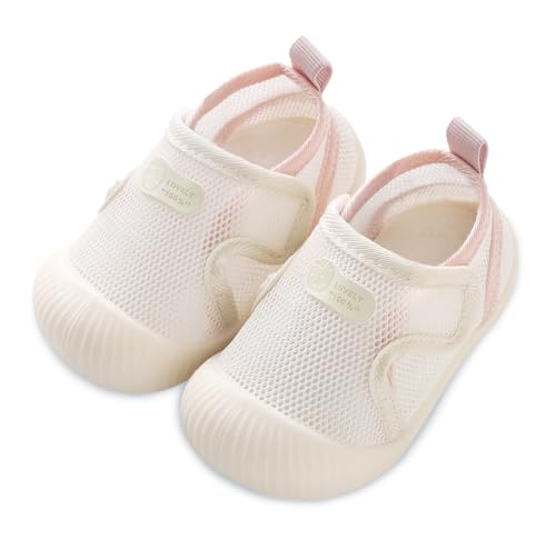 Adigau Baby Sandalen Sommer rutschfeste Lauflernschuhe Leichte Schnell Trocken Barfußschuhe Weiche Haken und Schlaufe Schuhe A8 18-24 Monate von Adigau