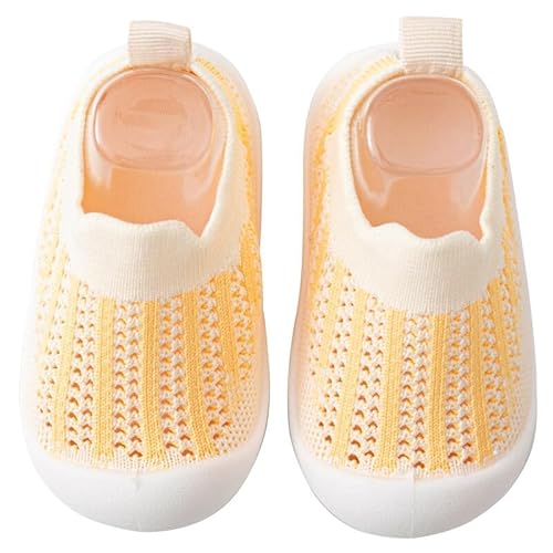 Adigau Babyschuhe Junge Mädchen Lauflernschuhe Kinderschuhe Neugeborene rutschfeste Atmungsaktiv Leichte Turnschuhe Frühling A10 9-12 Monate von Adigau