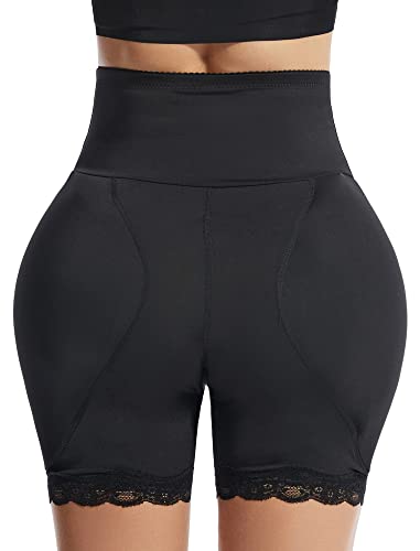 Adigau Damen Figurenformend Miederpants HüFten Po Push Up Shapewear Unterhose Bauchweg Miederhose Body Shaper Höschen Nahtlose Unterwäsche Schwarz M von Adigau