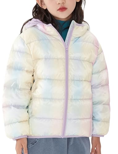 Adigau Kinder Winter Daunengefuetterte Mantel Leichte Dünn Daunen Jacke Warme weiße Entendaunen Steppjacken Ultraleichte Puffer gefälschte Daunenjacke Mehrfarbig 6-7 Jahre von Adigau
