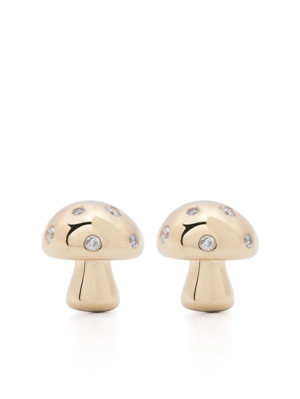 Adina Reyter Enchanted Mushroom Diamant-Ohrstecker - Gold von Adina Reyter