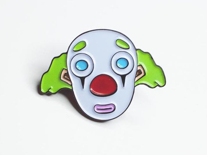 Clown Emaille Pin von AdinaCohen