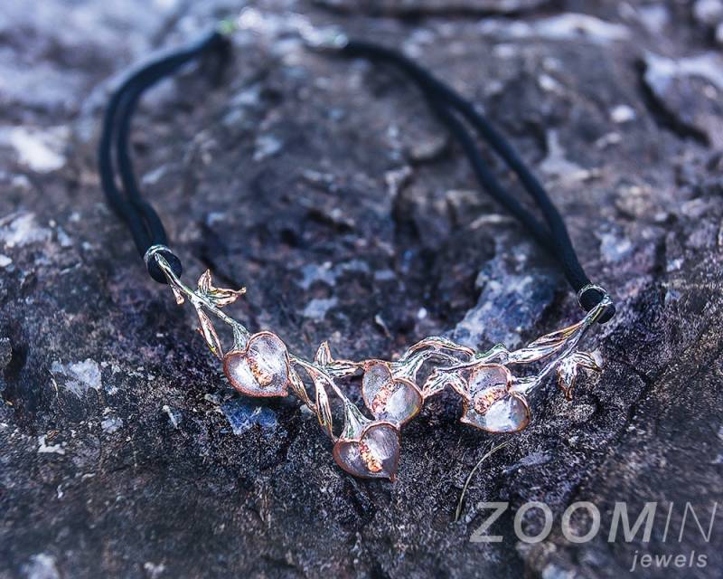 Natürliche Saphir Blume Anhänger Halskette, Natürlichen Schmuck, Geschenk Für Sie, Blumenschmuck, September Birthstone, Hochzeit Halskette von AdioreJewels