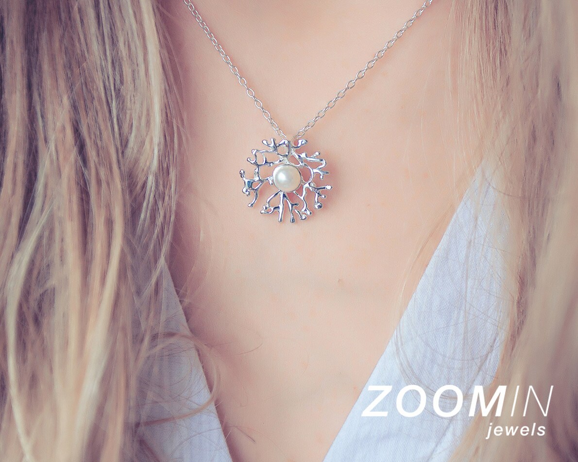 Süßwasser Perle Anhänger Halskette, Sterling Silber, Braut Perlenschmuck, Hochzeit Hochzeitsschmuck, Brautperlen von AdioreJewels