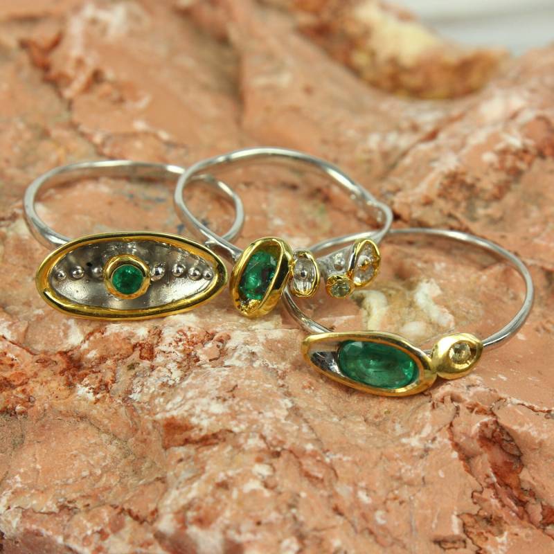 Versprechen Ringe, Saphir-Ring, Womens Saphir Vergoldet, Brautjungfern Geschenke, Geschenke Für Sie, Edelstein-Ring, Rhodium Schmuck von AdioreJewels