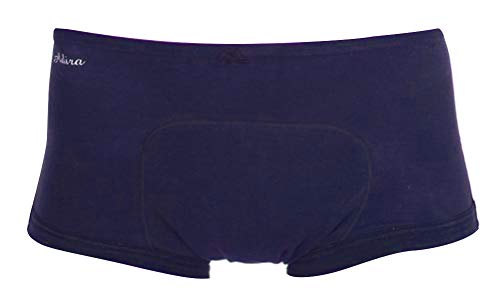 Adira Periode Baumwolle Panty Hotpants blau Gr.32 XXS Damen Menstruation Inkontinenz Perioden Unterwäsche Unterhosen Postpartum Slips Menstruationsunterwäsche Periodenunterwäsche Alternative zu Tampons Binden Slipeinlagen von my adira