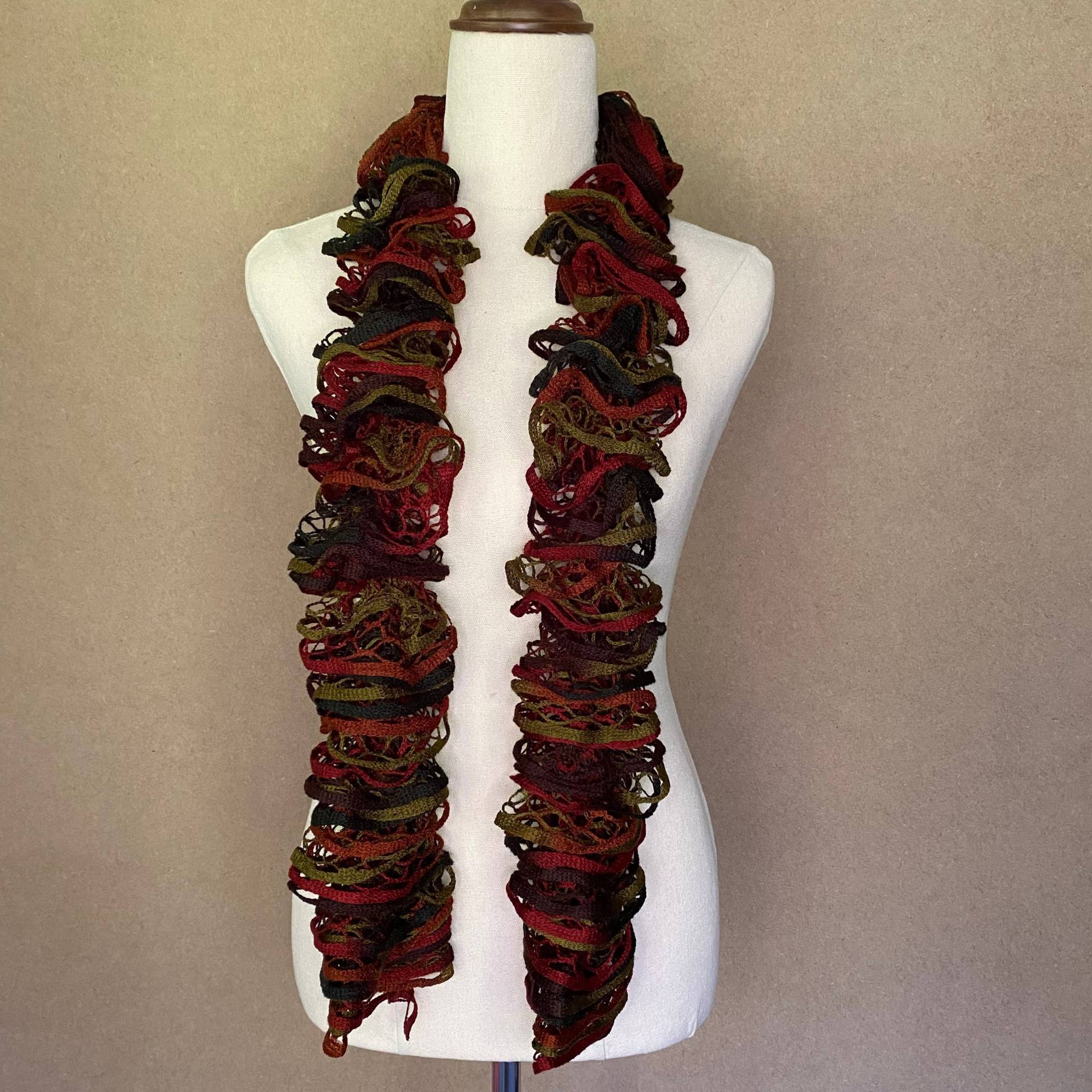 Funky Schal | Handgemachter Strickschal Hergestellt in Australien von AdisCraftsnThings