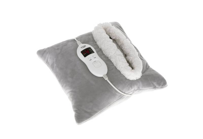 Adler Heizkissen AD 7412 Heizkissen mit Handöffung 38 x 38 cm - 8 Heizstufen, Grau, 1-tlg. von Adler