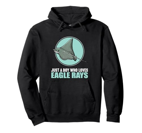 Just a Boy who Loves Eagle Rays. Adlerrochen Pullover Hoodie von Adlerrochen Tier Shop