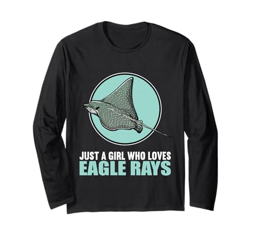 Just a Girl who Loves Eagle Rays. Adlerrochen Langarmshirt von Adlerrochen Tier Shop