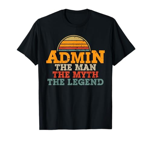 Admin Retro Vintage Männer Hacker IT Computer Geschenk T-Shirt Admin Retro Vintage Männer Hacker IT Computer Geschenk T-Shirt von Admin Informatiker Programmierer Computer PC