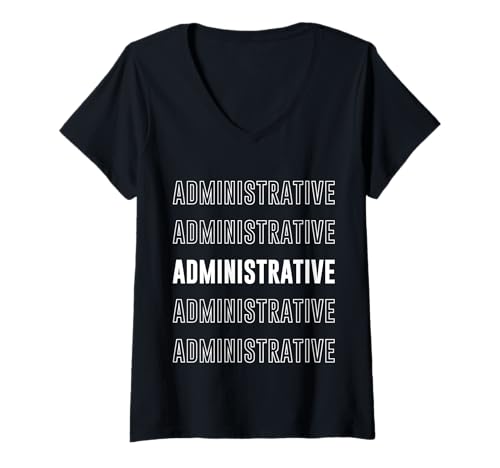 Damen Administrativ T-Shirt mit V-Ausschnitt Damen Administrativ T-Shirt mit V-Ausschnitt von Administrative Apparel