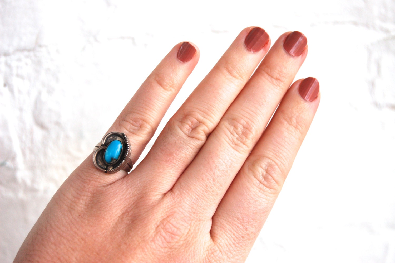 Vintage Türkis Schattenbox Ring - Südwestern Boho Größe 5, 5 Blauer Stein Schmuck Vintage Türkis Schattenbox Ring - Südwestern Boho Größe 5, 5 Blauer Stein Schmuck von AdobeHouseVintage