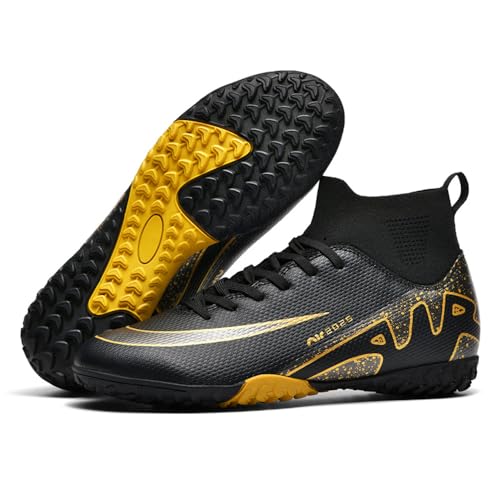 Adoff Fußballschuhe Herren High Top Stollen - Outdoor Training Jugend Atmungsaktive Sportschuhe Anti-Rutsch Spikes Adoff Fußballschuhe Herren High Top Stollen - Outdoor Training Jugend Atmungsaktive Sportschuhe Anti-Rutsch Spikes von Adoff