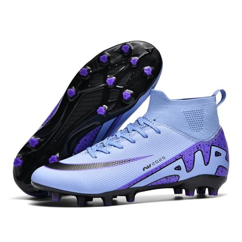 Adoff Fußballschuhe Herren High Top Stollen - Outdoor Training Jugend Atmungsaktive Sportschuhe Anti-Rutsch Spikes Adoff Fußballschuhe Herren High Top Stollen - Outdoor Training Jugend Atmungsaktive Sportschuhe Anti-Rutsch Spikes von Adoff