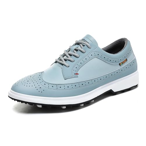 Adoff Herren Golfschuhe sind wasserdicht, Abriebfest und rutschfest Golfschuhe Herren Drehschnalle … von Adoff